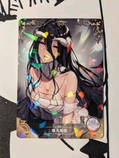 Albedo - Goddess Story Waifu Girl Holo Foil Karte Doujin Overlord CCG Tcg