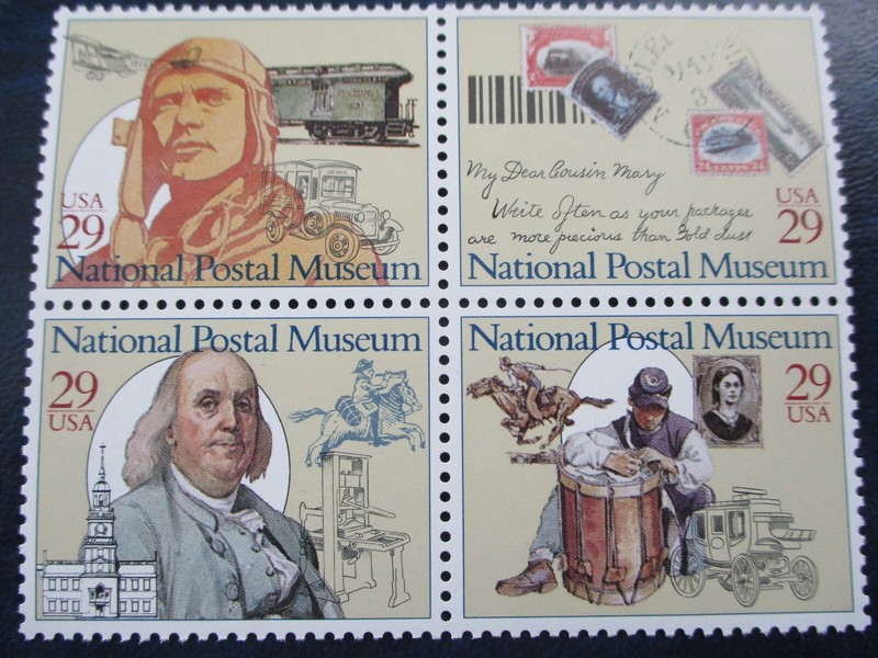 Smithsonian National Postal Museum  #2779-2782 f