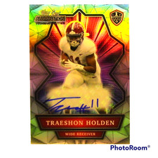 #496 Traeshon Holden 2021 Wild Card Alumination #ANBC-A Blue Auto 1st Card-Ducks