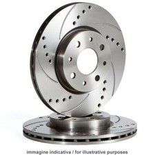 Coppia dischi freno sportivi baffati-forati posteriori 251.4x10x50.5mm 4f 0516