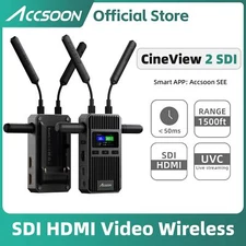 Accsoon CineView 2 SDI 450m/1500ft SDI-HDMI Wireless Video Transmission System
