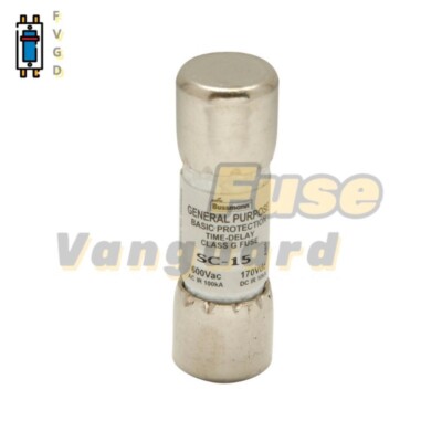 Time Delay Fuse Cooper Bussmann 6 Amp Time Delay / Slow Blow Fuse - 125V, BK/GMC-6A (Lot Of 5 New) Bussmann Time Delay Fuse - Foto 1