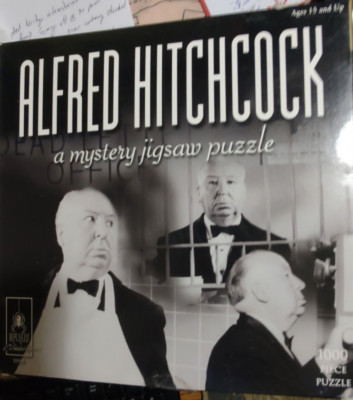 Bepuzzled Alfred Hitchcock Mystery Jigsaw Puzzle 1,000pc New 2020 Larry Zacher