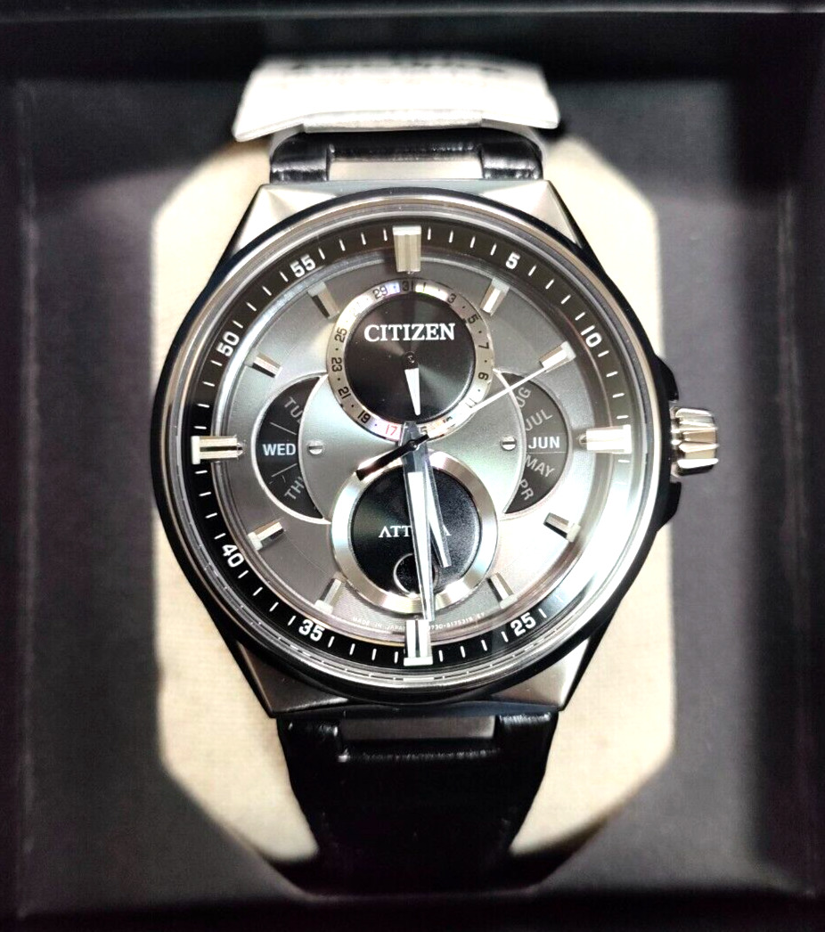 Citizen Attesa Eco-Drive BU0060-09H Titanium Solar Moon Phase Men
