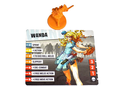 Wanda Survivor Miniatur Zombicide 2nd Edition CMoN Brettspiel Figur Held