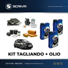 KIT TAGLIANDO 4 LT OLIO ELF 5W40 +3 FILTRI Renault Captur 0.9 TCe 90CV Dal 2013
