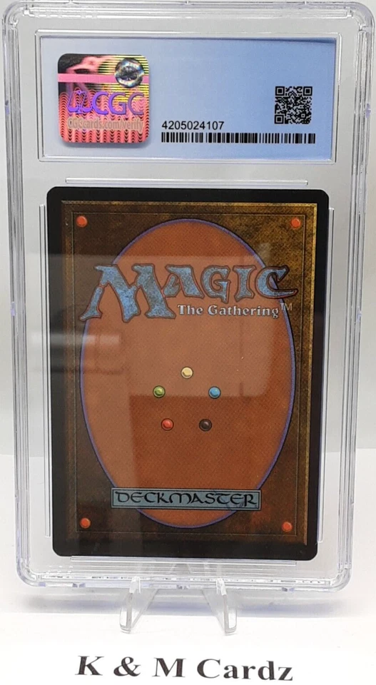 Throne of Bone (Knochenthron) - Limited Edition - German- MTG - Graded - CGC 8.0 - Image 3 of 4