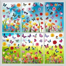 Spring Window Clings Stickers - Enchant Your Glass Spring Window Cling 2