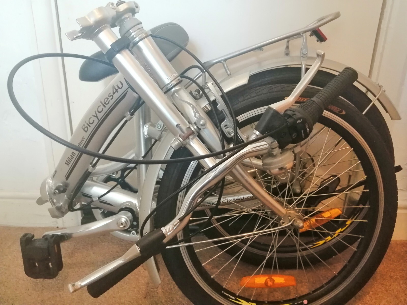 Bicycle4u Milan Explorer Folding Bike Used eBay