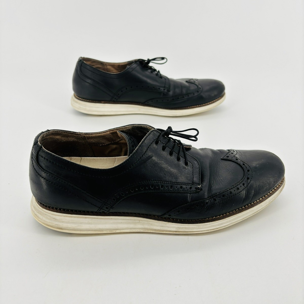 Cole Haan Men\'s 9.5 Original Grand Wingtip Oxford Black Dress Shoes c26469 Original Grand Wing | Oak Hall, Inc main image 3