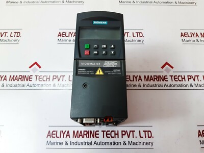 Siemens micromaster 420 inverter 6se6420-2ab17-5aa1