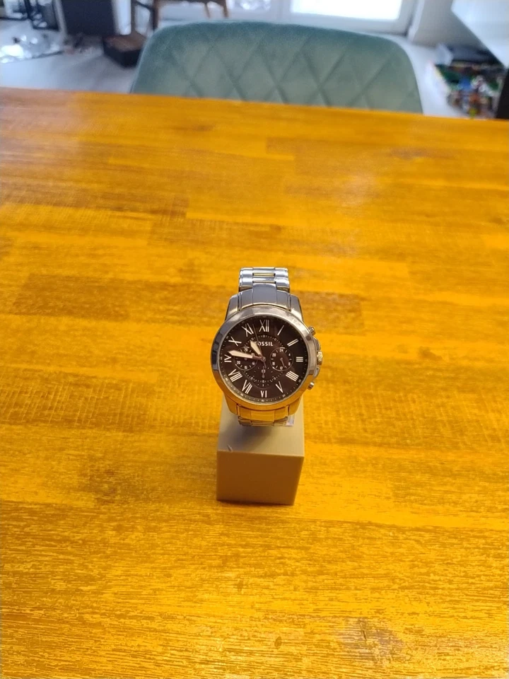 Fossil Uhr Grant CHRONOGRAPH Herren, FS4736, neue Batterien,  Gliederband - Bild 2 von 4