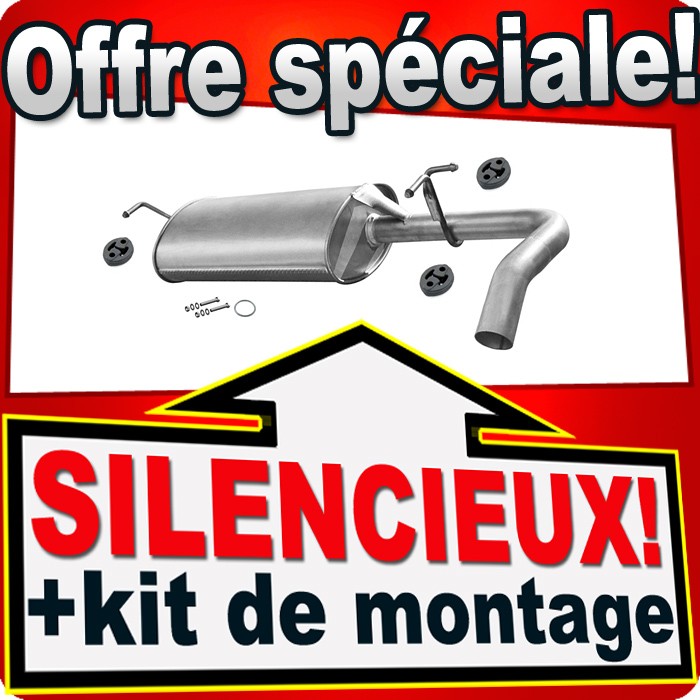Silencieux arriere Suzuki Grand Vitara 2.0i 140CH 5 portes de 2008