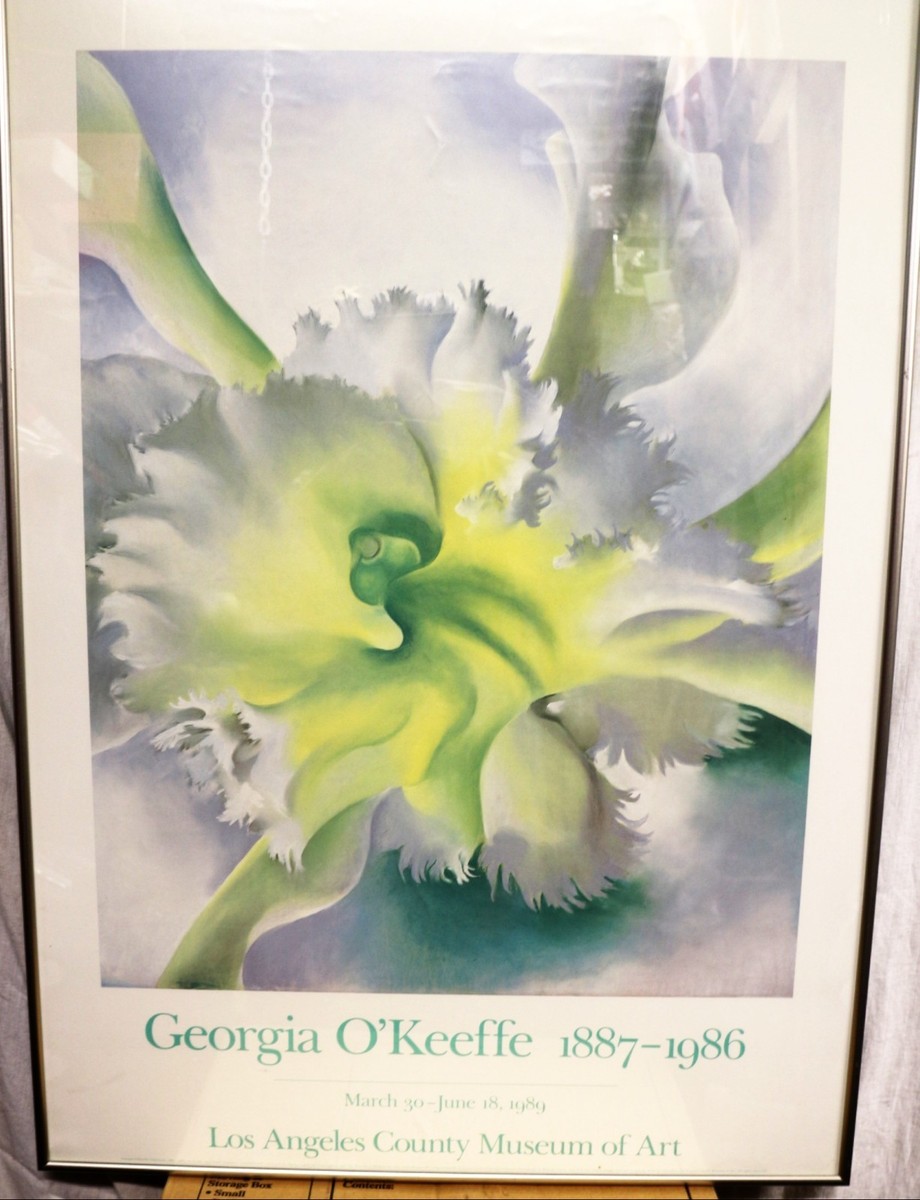 Georgia O'Keeffe 1989 Exposition Poster Los Angeles Museum of Art