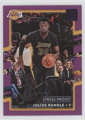 2017-18 Panini Donruss Press Proof Purple 28/199 Julius Randle #69 05v0