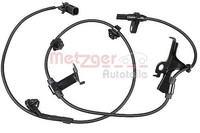 Metzger Sensor, Raddrehzahl Vorderachse Links U.A. FüR Subaru, Toyota