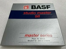 1x NEW BASF Studio Master SM911 Audio Mastering Tape 18cm/7" 360m/1180 ft 96838.