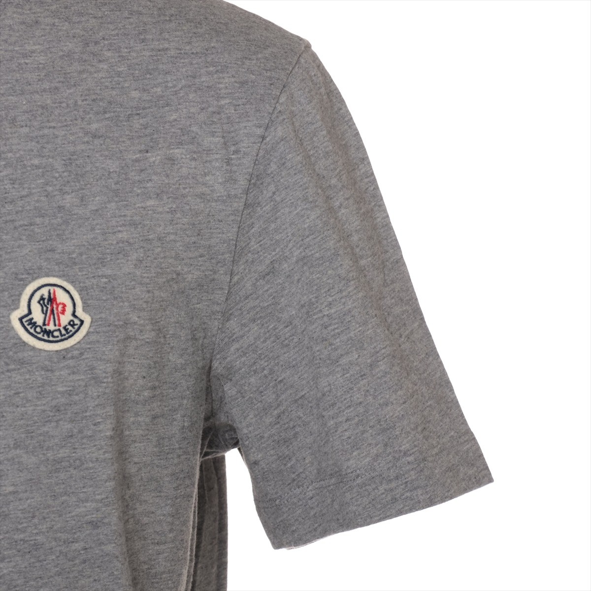 【MONCLER】T-shirt in cotone con maniche plissettate Tシャツ K20918C000368390T468_F.jpg