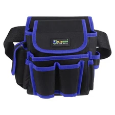 Tool Pouch Belt, Carpenter Gardening Pocket Tool Belt Pouch Work Organizer, Blue