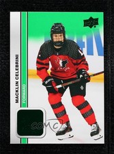 2023 Upper Deck Team Canada Juniors Men's U-18 Green Macklin Celebrini #26 ds4
