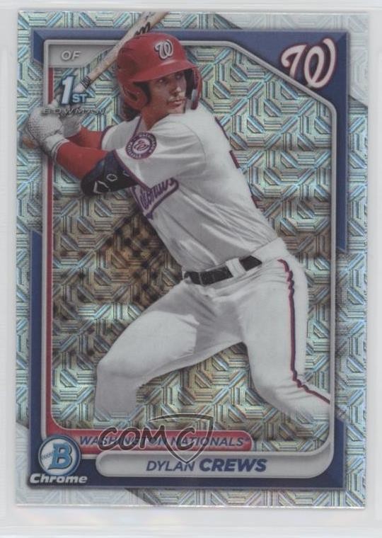 2024 Bowman Chrome Prospects Mega Box Mojo Refractor Dylan Crews #BCP-23 0z4k