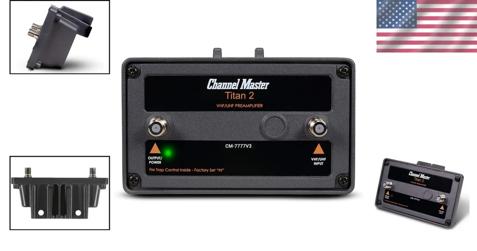 Titan 2 Ultra Low Noise Preamplifier – Enhances TV Reception & Channel Selection - Image 2 of 4