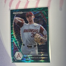 2021 Panini Prizm Draft Picks - Ryan Costeiu #PDP212 Green Pulsar Prizm (RC)