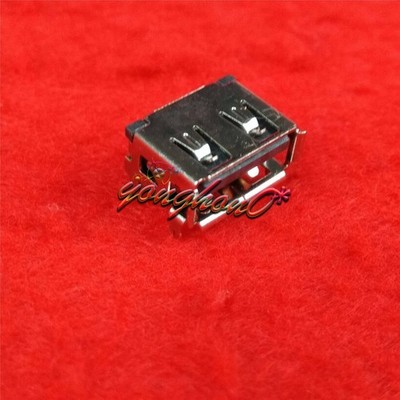 New 2Pcs USB short Female 4 legs Connector PCB Socket  HW-AF10-02 *cc