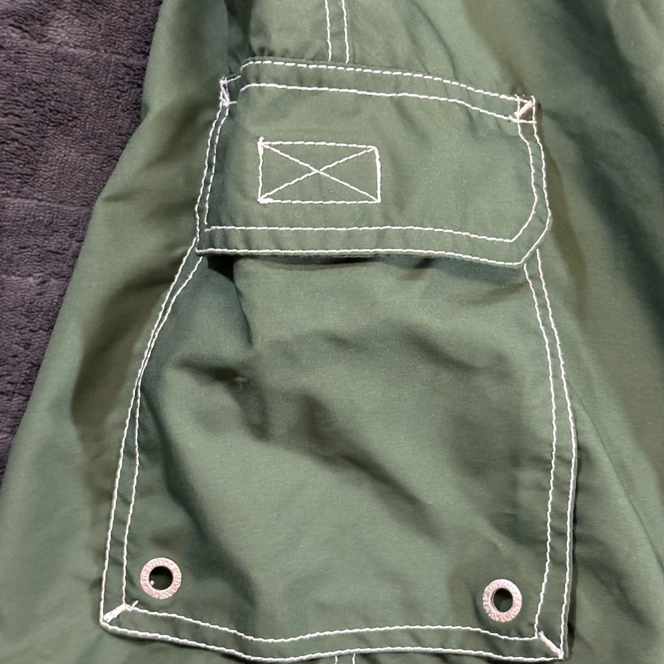 Timberland Pantalones Cortos de Natación Para Hombres Medianos Boardshorts Carga Bolsillo Cordón Natación Foto 3 de 4