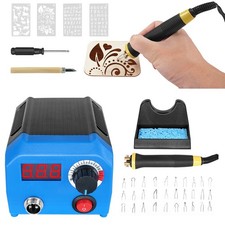 Professional wood burning tool,digitally adjustable temperature wood burner kit
