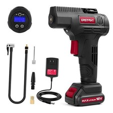 12V Tire Inflator Air Compressor, Multi-Purpose Electric Power, Max 150PSI,