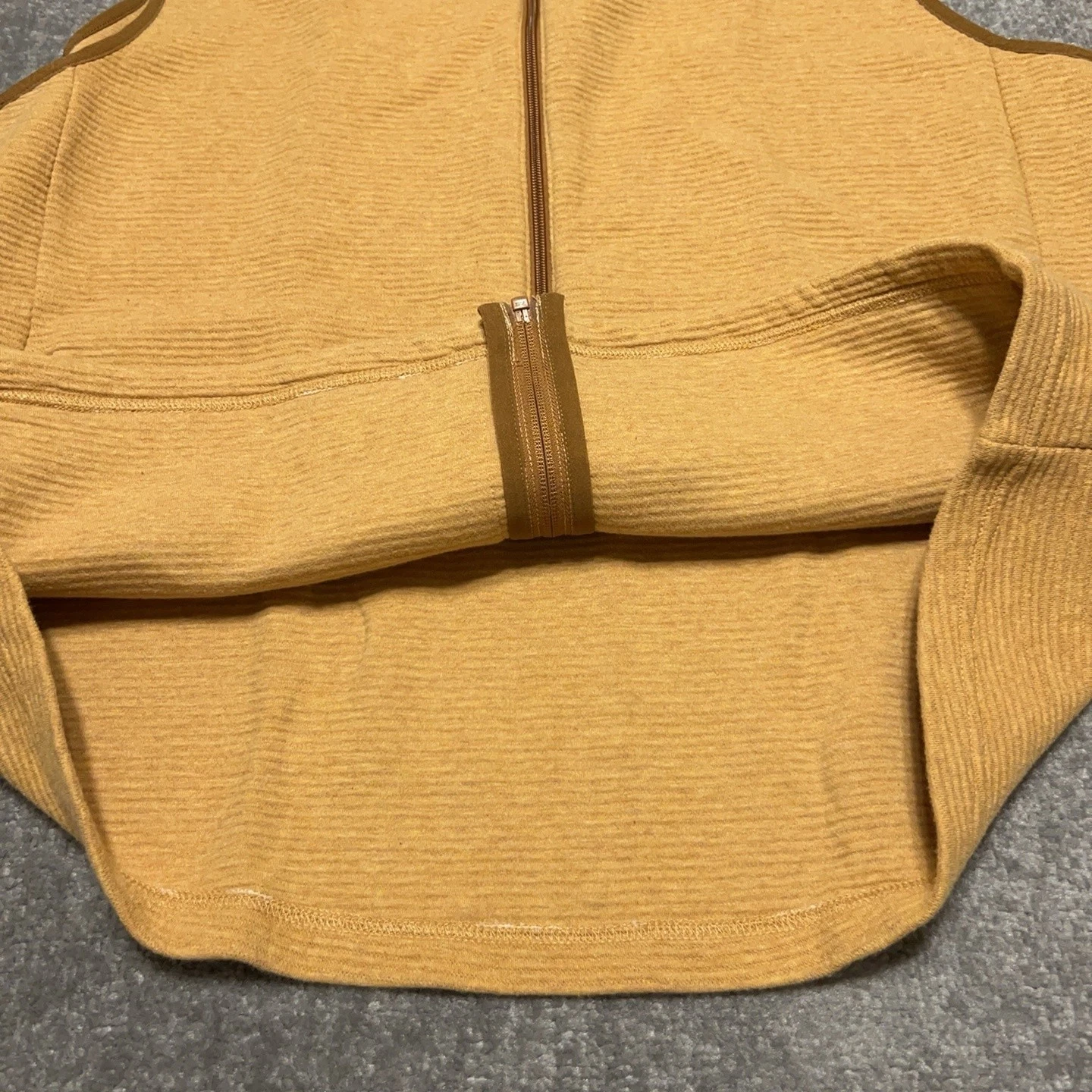 LL Bean Vest Mens XL Barley Heather Lakewashed Double Knit Full Zip NEW $69.95 image 10