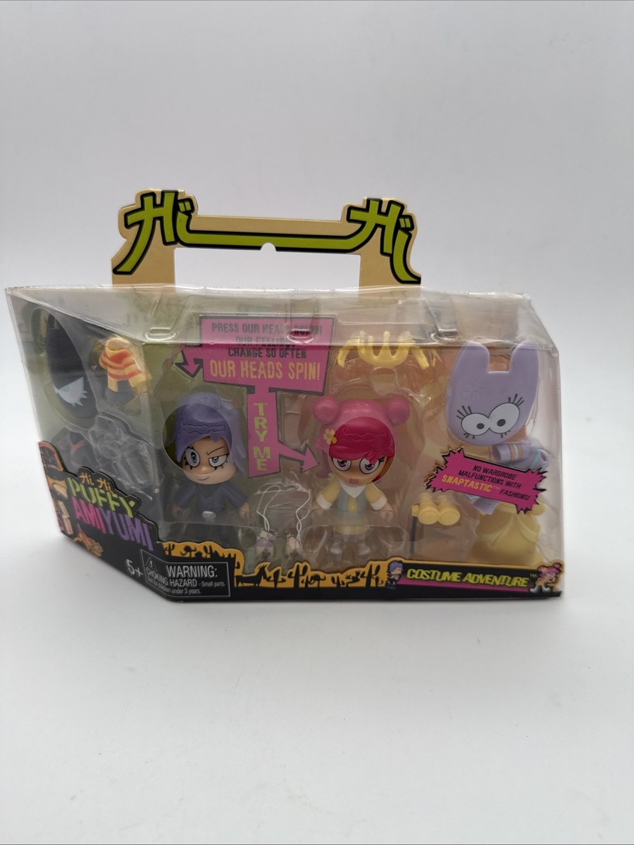 Hi Hi Puffy AmiYumi Rock on Costume Adventure Spinning Heads
