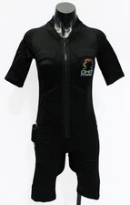 OHM Fitness Unisex Adult's emPower Electro-Pulse Fitness Suit WR4 Black Small