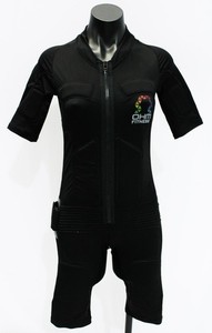 OHM Fitness Women's emPower Electro-Pulse Fitness Suit WR4 Black Small