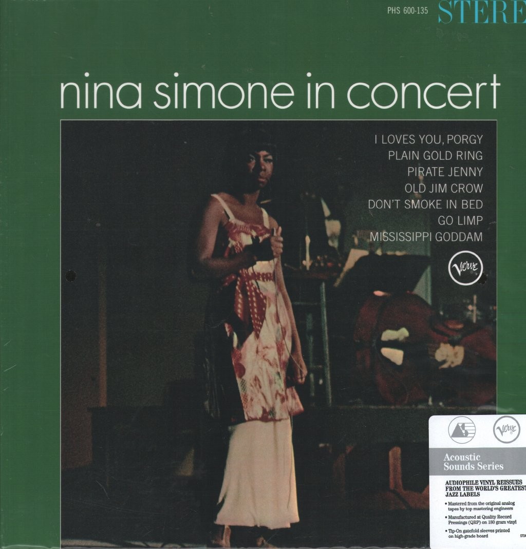 Nina Simone Nina Simone In Concert LP vinyl Europe Verve 2024 Acoustic Sounds
