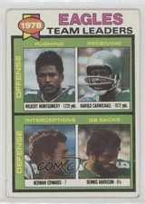 1979 Topps Team Leaders Wilbert Montgomery Harold Carmichael Herman Edwards kr0