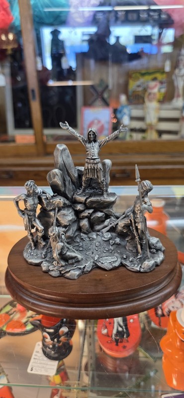 Geronimo Chilmark Polland Pewter 432 Native American Apache Di-yin for War