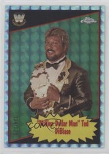 2025 Chrome WWE 1985 Topps Legends Aqua Geometric Refractor /125 Ted DiBiase 7i6