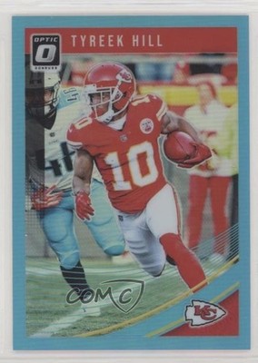 2018 Donruss Optic Aqua Prizm 75/299 Tyreek Hill #51 mc2