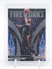 PAUL GEORGE 2021-22 PRIZM BASKETBALL FIREWORKS #22 LOS ANGELES CLIPPERS Q5722