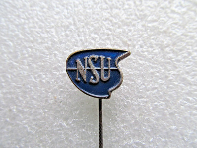 alte Anstecknadel - NSU Werke - Fahrrad Moppet Motorrad Auto - Nadel ca. 1,6 cm