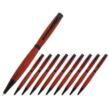 Fancy Pen Kit, Black Chrome Finish, 10 Pack, Legacy Woodturning