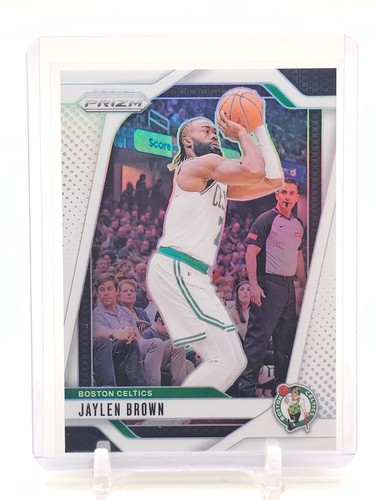 JAYLEN BROWN 2024-25 PANINI PRIZM BASKETBALL WHITE /175 #139 CELTICS Q5908