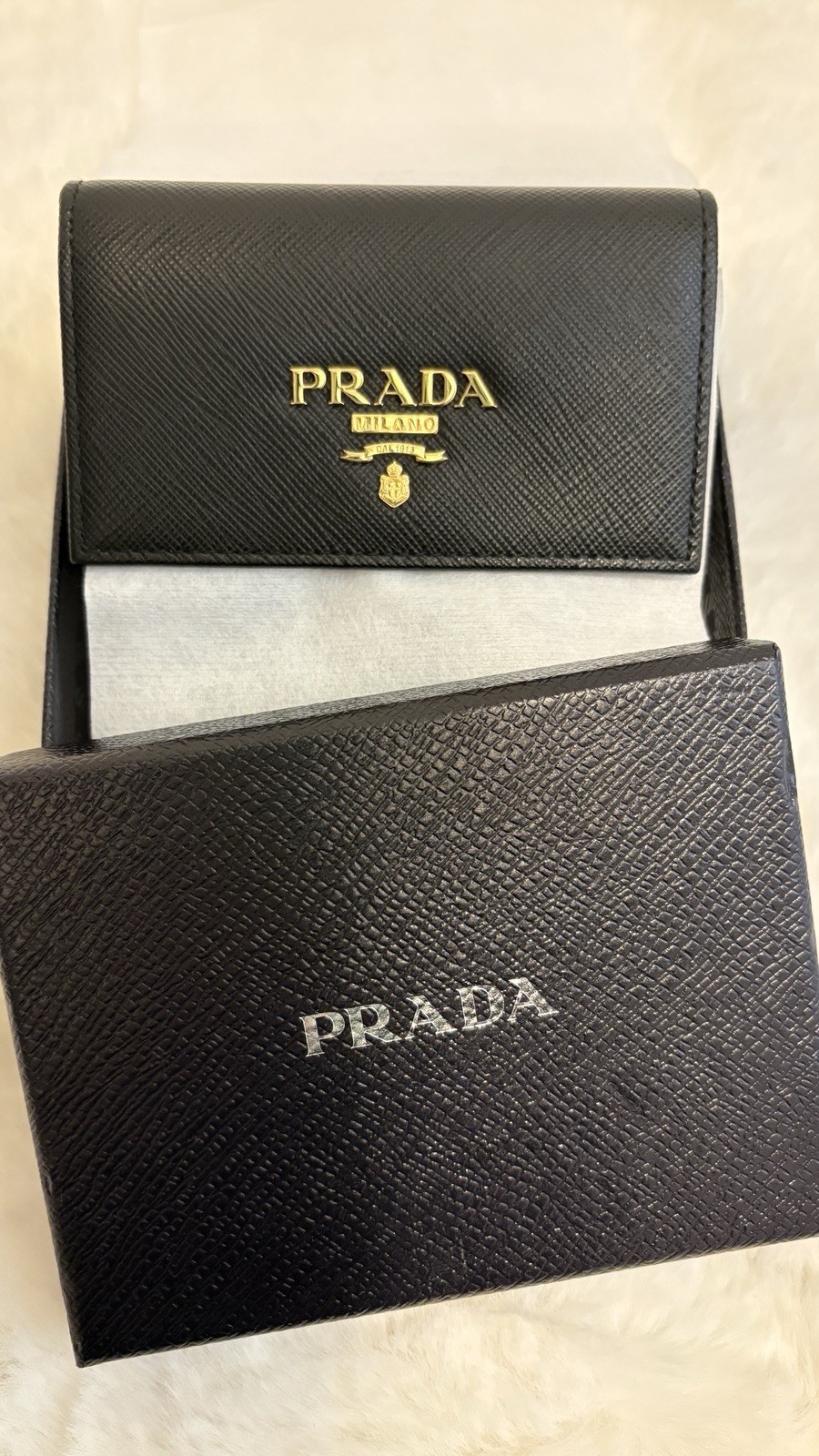 Prada Saffiano Leather Card Holder