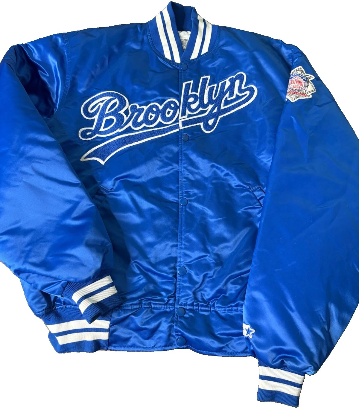 Brooklyn Dodgers Starter Cooperstown Satin Jacket Size 2XL Usa VTG 90s MLB - product detail image 1