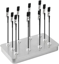 Magnetic Helping Hands for Soldering with 10 Flexible Clips Steel Box, All-in-