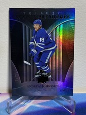 2018-19 Upper Deck TRILOGY ANDREAS JOHNSSON #61 ROOKIE PREMIERES BLACK SP 25/99