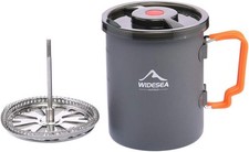 Coffee pot, 750 ml, French press coffee pot, lightweight backpacking coffee pot