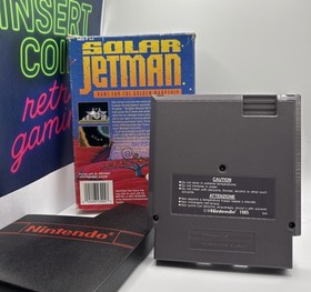 Solar Jetman NES Boxed Nintendo Entertainment System With Box Protector Tested